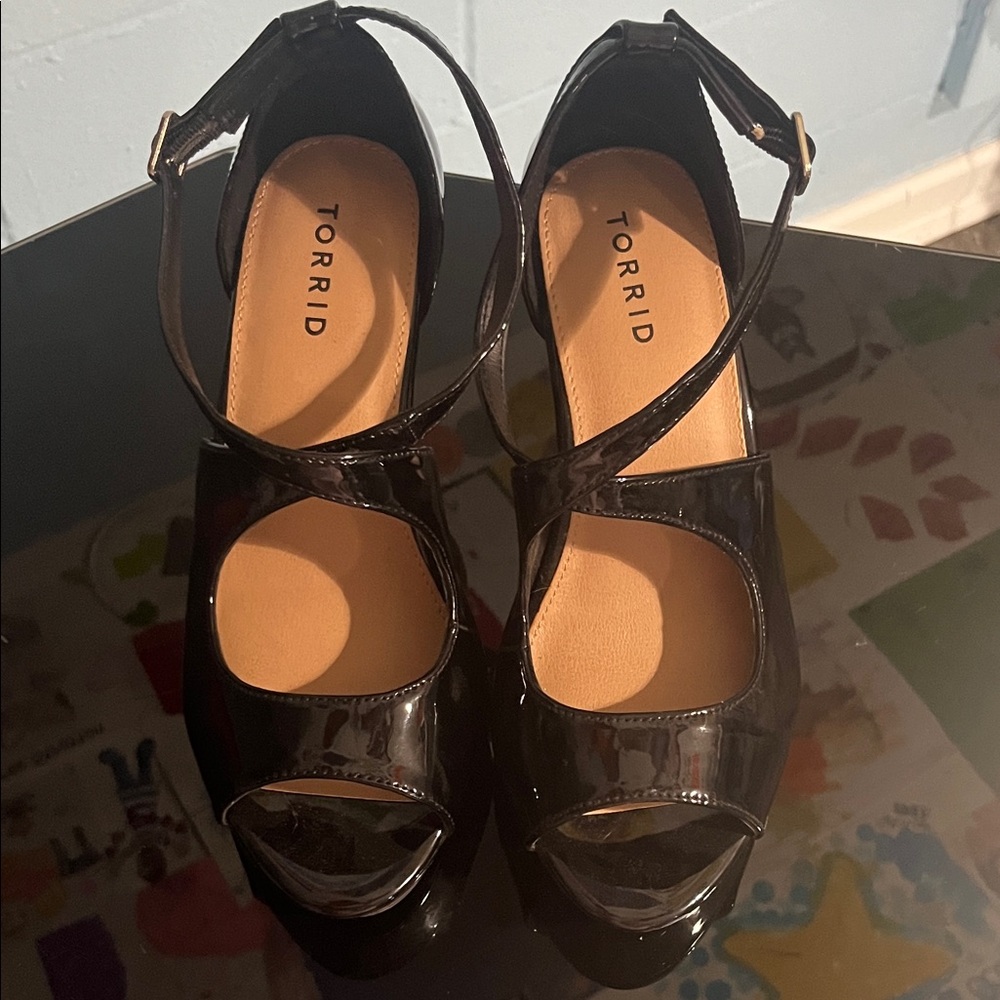 Torrid Black Patent Heels